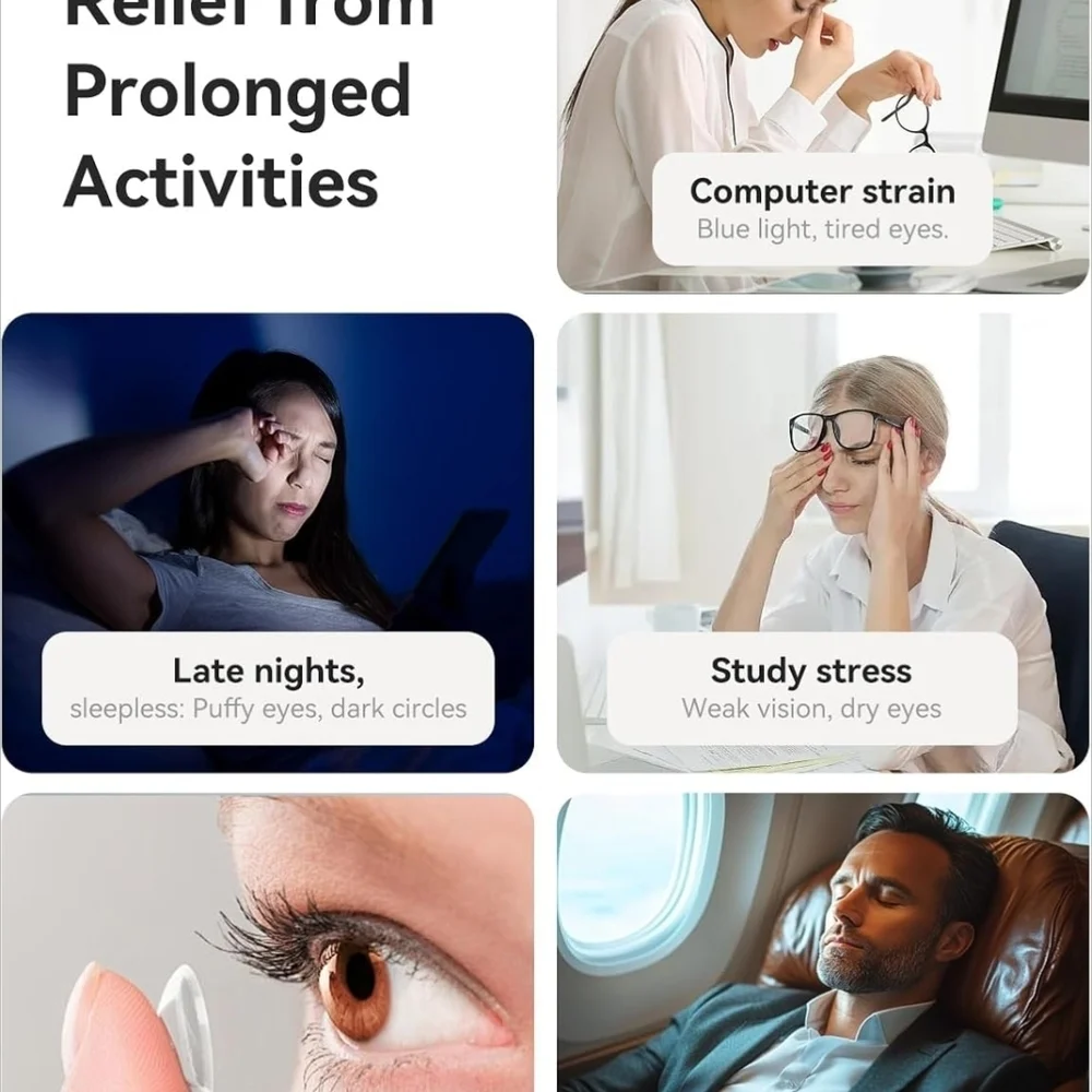 Wireless Black VR Eye Mask